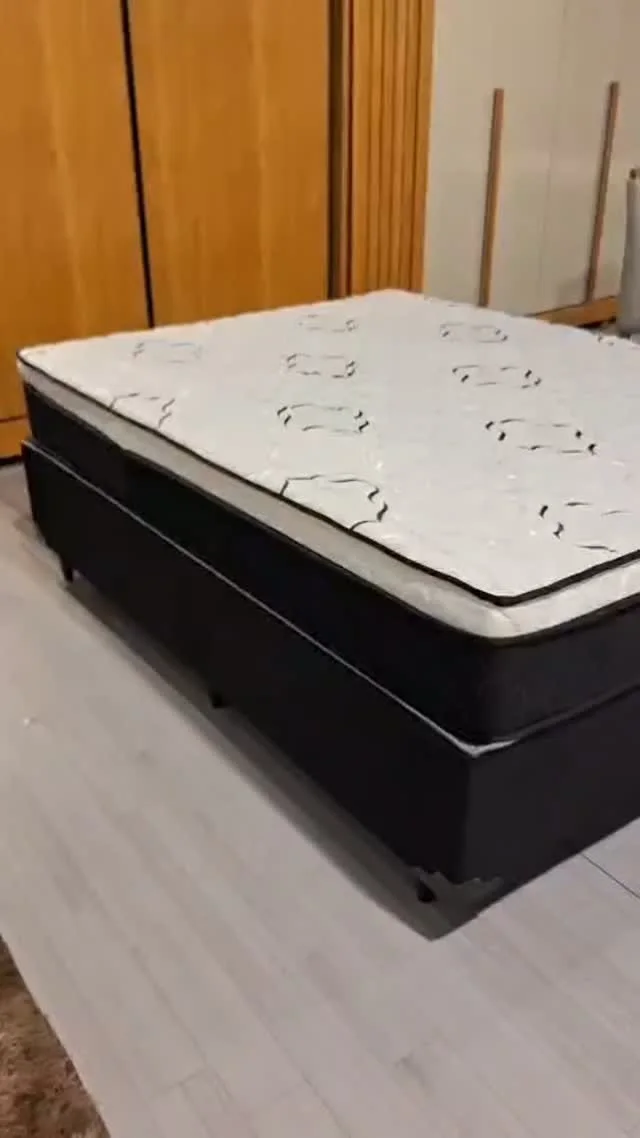 Cama box com colchão